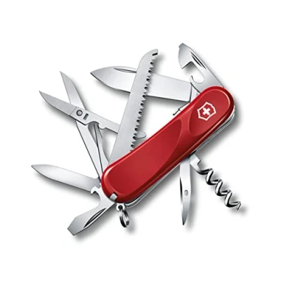 Bild av Victorinox, Schweizer Taschenmesser, Evolution S17, Multitool, 15 Funktionen, Klinge, gross, Dosenöffner, Schraubendreher 3 mm, Feststellklinge