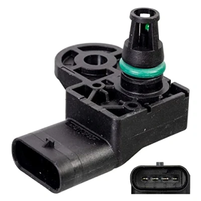 Bild av FEBI BILSTEIN 173345 Capteur, pression du tuyau d&#039;admission PEUGEOT: 207 3/5 portes, 308 I SW, CITROËN: C3 II, DS3 3 portes