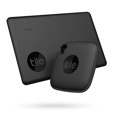 Bild av Tile Starter Pack (2022) Bluetooth spårare och sökbricka för nycklar plånböcker eller ryggsäckar surfplattor, 2 Paket (1 Mate, 1 Slim), iOS &amp; Android App