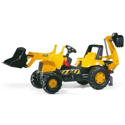 Bild av Rolly Toys Tramptraktor med Lastare och Grävare JCB