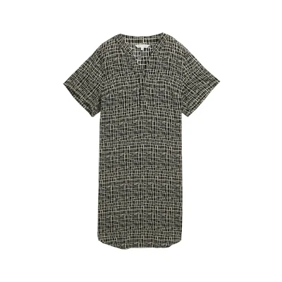 Bild av TOM Tailor Vardagsklänning, Storlek: 40, Abstract black grid design