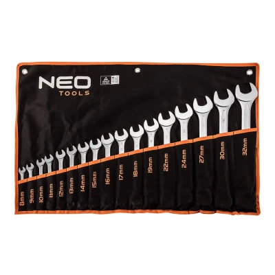 Bild av NEO TOOLS 09 753 clés polygonales et de à fourches 8,9,10,11,12,13,14, 15,16,17,18,19,22, 24,27,30,32 mm
