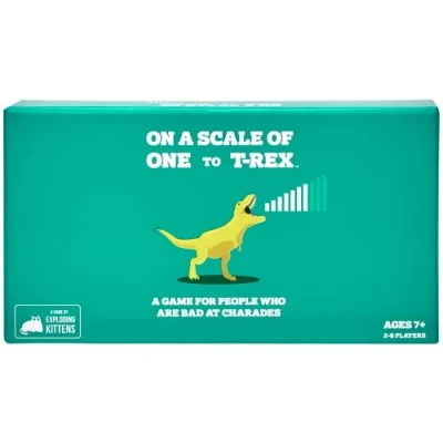 Bild av On a Scale of One to Trex by Exploding Kittens Card Games for Adults Teens &amp; Kids Fun Family