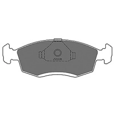 Bild av MAPCO 6225/1 Jeu de plaquettes frein Essieu avant contact signal d&#039;usure exclu FORD: Sierra Mk2 3/5 portes, Escort 6, Berline