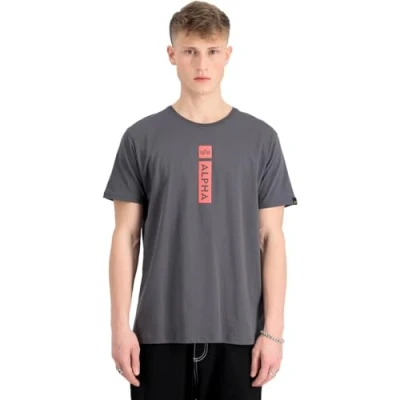 Bild av Alpha Industries PP T Tshirt med print, Storlek: XL, Vintage grey