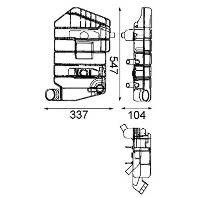 Bild av Expansionskärl, kylvätska MAHLE CRT 32 000P