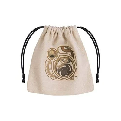 Bild av Q WORKSHOP Steampunk beige och flerfärgad Dice Bag