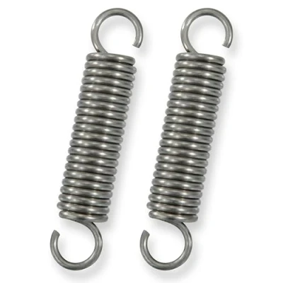 Bild av GUNGY Dragfjädrar 70 mm dragfjäder dubbel krok rostfritt stål tråddiameter 2,2 ytterdiameter 15 drag 11,8 kg 2 stycken