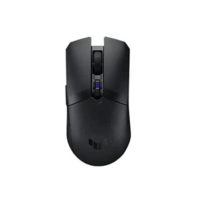 Bild av ASUS TUF Gaming M4 wireless Mouse, dual modes Bluetooth/RF 2.4 GHz, 12,000 DPI Optical Sensor, 6 Programmable Buttons, PBT top cover with Antibacterial Guard, Black