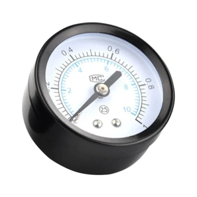 Bild av manometer vatten 010 bar, diameter: Ø 50 mm, tryckluft 1/4 BSP mässinganslutning, för och vakuum