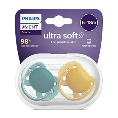 Bild av Philips Avent Ultra Soft Napp 6 18m, 2 pack