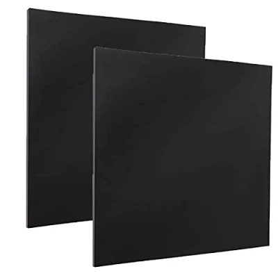 Bild av DARENYI Akrylskivor 30 x cm, svart akrylglas, 3 mm akrylskivor, plexiskivor, plastskivor förr hantverk, målning etc