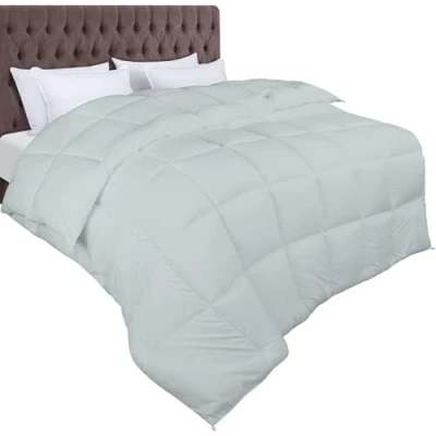Bild av Utopia Bedding täcke 220 x 240 cm all säsong quiltat andningsbart supermjukt mysigt (Ljusgrå, cm)
