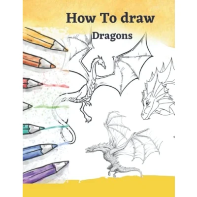 Bild av how to draw Dragons: A Step by dragons drawing book learn For Kids 9 12