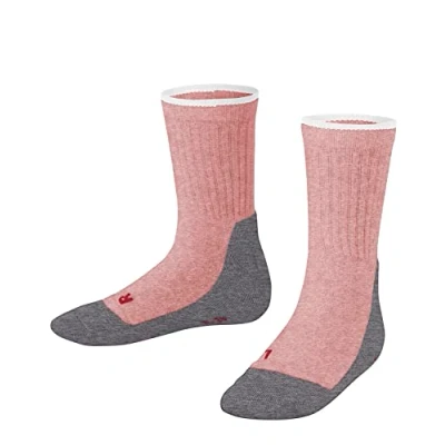Bild av FALKE Unisex barn aktiv vardag bomull tunn andas 1 par strumpor, Rosa (Heather Pink Mel. 8386), 1922, 8386)