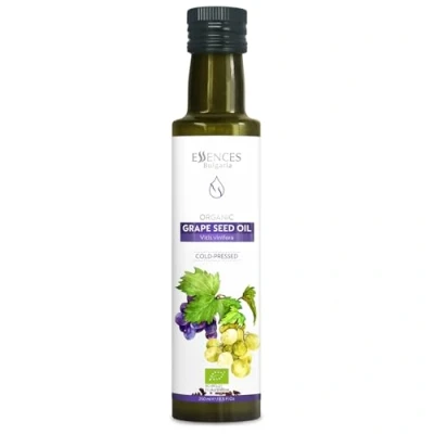Bild av Essences Bulgaria Ekologisk Druvkärneolja 250ml 100% Naturlig Kallpressad Olja Extra Premium Kvalitet Utmärkt Smak Salladsdipp Inga Tillsatser eller Konserveringsmedel Icke GMO Vegansk