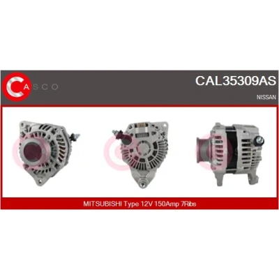 Bild av CASCO CAL35309AS Generator 12V 150A NISSAN: NP300 Navara Pick up, Flak / Chassi, Murano II