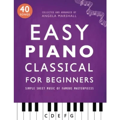 Bild av Easy Piano Classical for Beginners: Simple Sheet Music of Famous Masterpieces