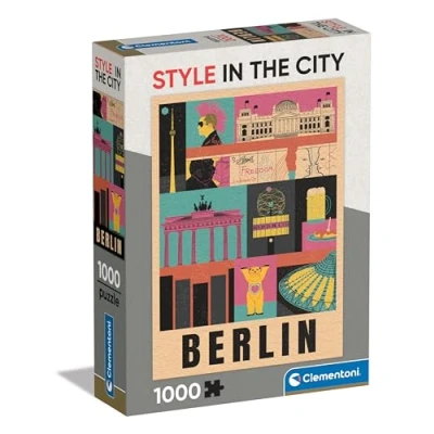 Bild av Clementoni Pussel BerlIn 1000 Bitar Style In the City För Vuxnas 14 99 år, 39845