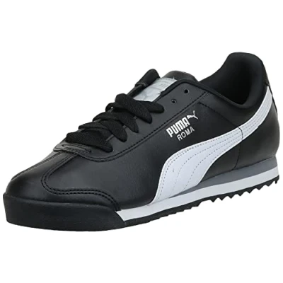 Bild av PUMA Roma Basic sneaker för män, Svart vitt silver, 40 EU