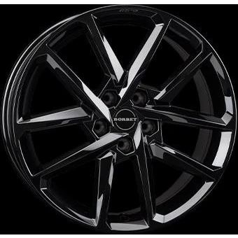 Bild av BORBET N Gloss Black 7.5x18 5/108 ET50 B63.4