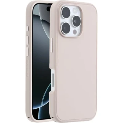 Bild av Otterbox Symmetry Series MagSafe skal för iPhone 16 Pro, stötsäkert, fallsäkert, skyddande tunt fodral, testad till militärstandard 3x, Rose