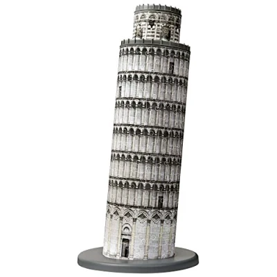 Bild av Ravensburger 12557 3D Pussel byggnader Leaning Tower Pisa 216 bitar tredimensionell bygglädje &amp; inget lim behövs för vuxna och barn från 8 år