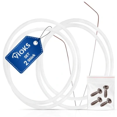 Bild av VIOKS Set 2 st. reparationssats pumpkruka tätning 12005744 Ø 182 mm för diskmaskin Siemens Bosch Neff pumptätning, reservdelar vid fel E15