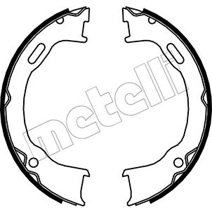 Bild av Bromsbackar, sats, parkeringsbroms METELLI 53 0364