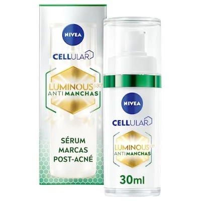 Bild av NIVEA Cellular Luminous 630 Post Acne Marks (1 x 30 ml), ansikts hud perfektionserum, fläckavvisande serum med salicylsyra, förpackningen kan variera