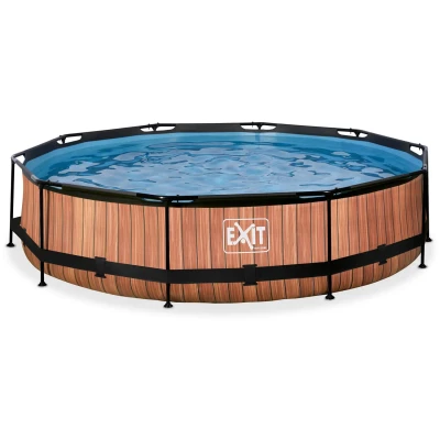 Bild av EXIT Pool Filterpump 360x76 cm, Brun