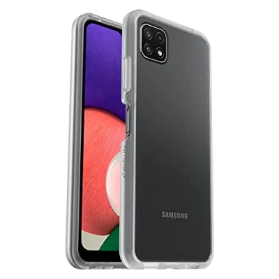 Bild av OtterBox Sleek Series skal för Samsung Galaxy A22 5G, stöttåligt, fallsäkert, supertunt, skyddande tunt skal, testad till militärstandard, Klar, Utan Förpackning