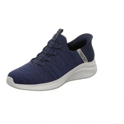 Bild av Skechers Ultra Flex 3.0 Right Away herr Sneaker, Marinblå mesh trim, 42 EU