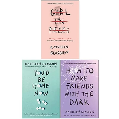 Bild av Kathleen Glasgow Collection 3 Books Set (Girl in Pieces, You&#039;d Be Home Now, How to Make Friends with the Dark)