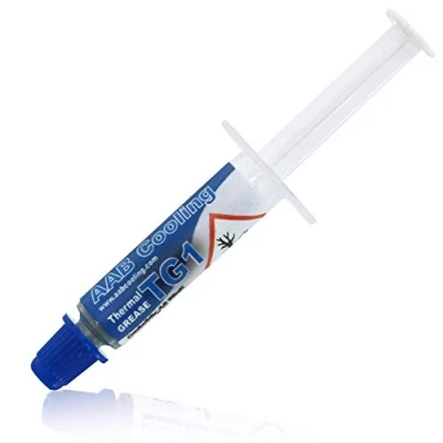 Bild av AABCOOLING Thermal Grease 1 1g 4,8 W/mK Kylpasta för alla CPU Kylare, GPU, Kylflänsens, Kvalitets Värmeledningspasta, Lång hållbarhet, Kylning, Kylfläns, Heatsink pasta, Värmeledningsförmåga, Kolbaserad, Med tillsats av Silver, Massa.