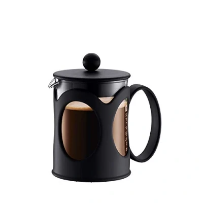 Bild av Bodum 10683 01 Kenya fransk press kaffebryggare, borsilikatglas 4 kopp (0,5 L), svart