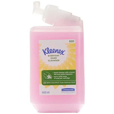 Bild av Kleenex® Kassett med flytande handtvål, för daglig användning, 1l, rosa