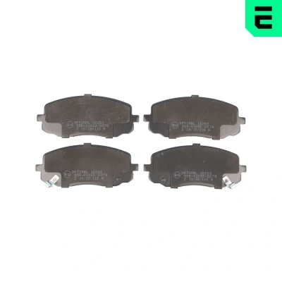 Bild av OPTIMAL BP 12283 Jeu de plaquettes frein Essieu avant avec indicateur d&#039;usure HYUNDAI: i20 I 3/5 portes, i10 I, II KIA: Picanto