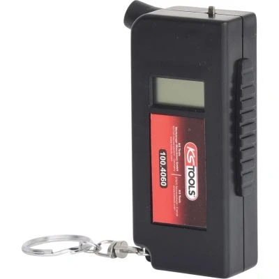 Bild av KS TOOLS 100.4060 Pistolet de gonflage des pneus (contrôle et gonflage) électronique avec batterie affichage LCD 0,35 6,80