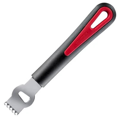 Bild av Westmark Citronstrimlare med kanalkniv, Längd: 16,5 cm, Rostfritt stål/plast, Gallant, Svart/Röd, 293022E1