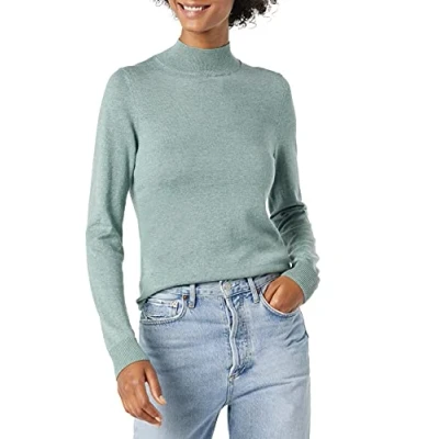 Bild av Amazon Essentials lättviktig tröja för kvinnor (finns i plusstorlek), salvia grön ljung, liten