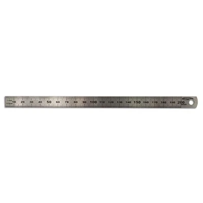 Bild av GRAPHOPLEX Flexibel linjal stål 20 cm
