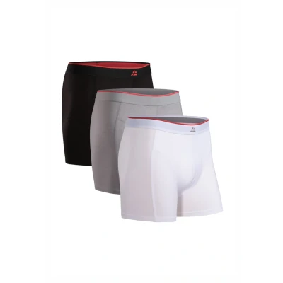 Bild av Danish Endurance 3 PACK Ultrasoft Boxershorts Multicolor black grey white, Storlek: XL, white