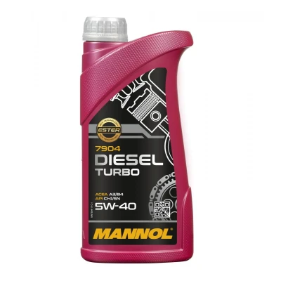 Bild av Mannol Diesel Turbo 5W 40 1I Huile moteur MN7904 1 RENAULT: MASTER 2 Kasten, CLIO 3, LAGUNA MERCEDES BENZ: Viano, Classe C Break, B