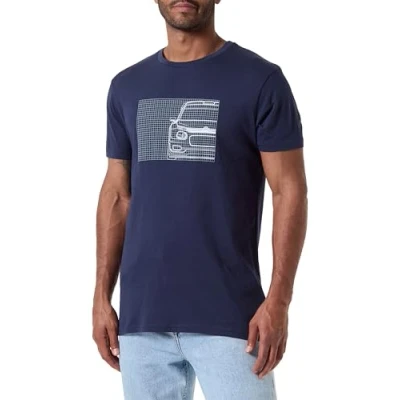 Bild av CITROËN O103087 A184 T shirt Xsara WRC tryck fram och bak C3WRC på sidan C24S herr djupblå storlek XXL, Djupblå, XXL