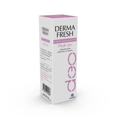 Bild av Dermafresh Överdriven Roll On Deodorant Färsk ingen alkohol och konserveringsmedel för att reglera överdriven svettning 75 ml