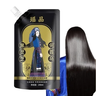 Bild av ingefära växtextrakt schampo mot håravfall, 240 ml extrakt från Japan, polygonum multiflorum Oil Control anti mjällschampo