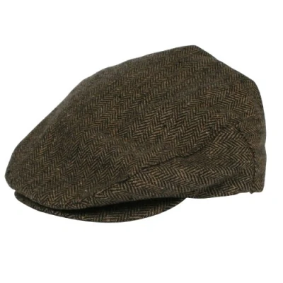 Bild av Brixton Brun flatcap Keps Hooligan Snap Brown/Khaki Flat Cap @ Hatstore