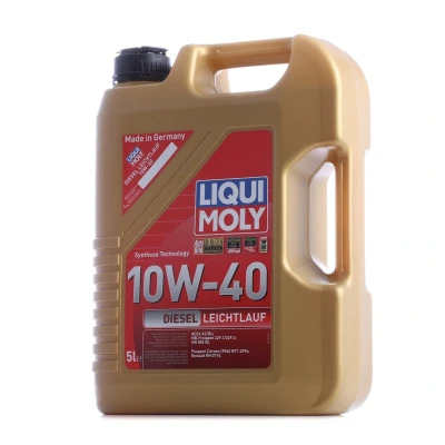 Bild av Liqui Moly Leichtlauf Diesel 10W 40 1I Huile moteur 1386 MERCEDES BENZ: Classe B, BMW: 3 Berline, RENAULT: TRAFIC 2 Kasten