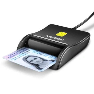 Bild av AXAGON CRE SM3N USB Smart Card FlatReader